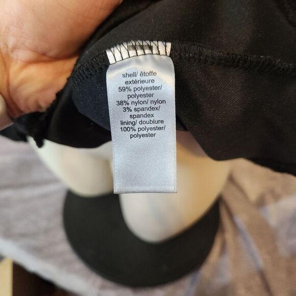 Maurices Black Lace Wrap Top Size Large - Picture 5 of 5